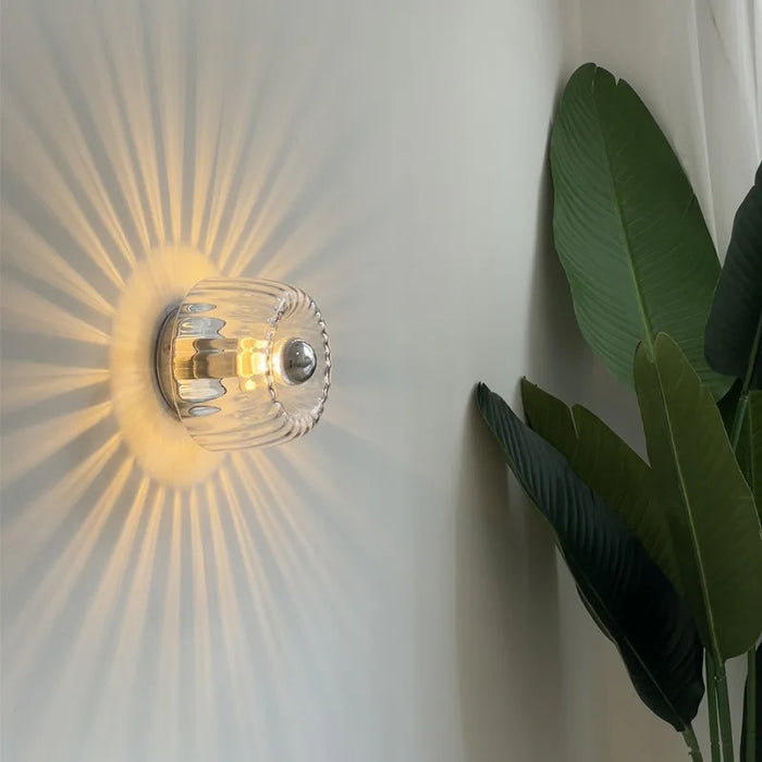 Majlis – Glass Sunburst Wall Light Bauhaus Furniture BO-HA