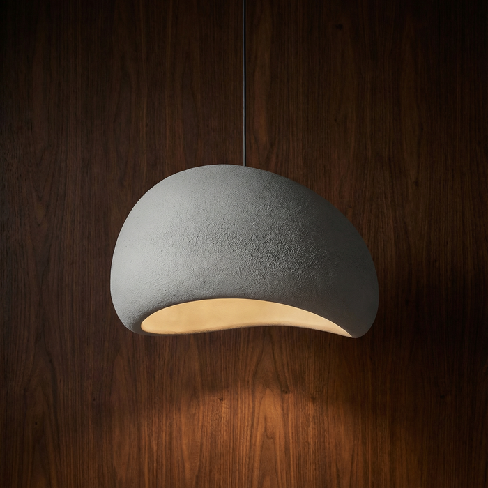 Stellan - Minimalist Hanging Pendant Light Fixture BO-HA B Gray Small