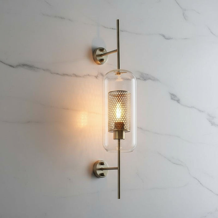 Alegria - Modern Glass Wall Lamp BO-HA Pipe Gold