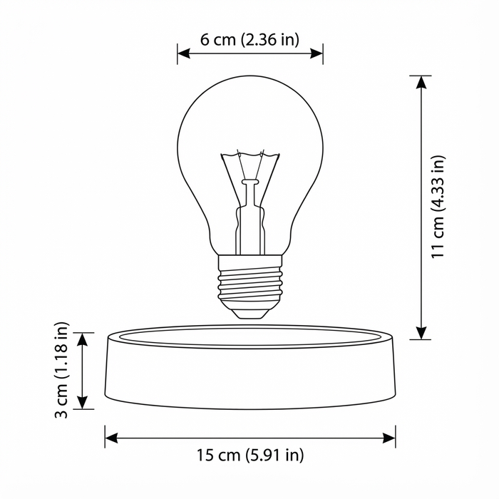 Lysa – Floating Magnetic LED Table Lamp