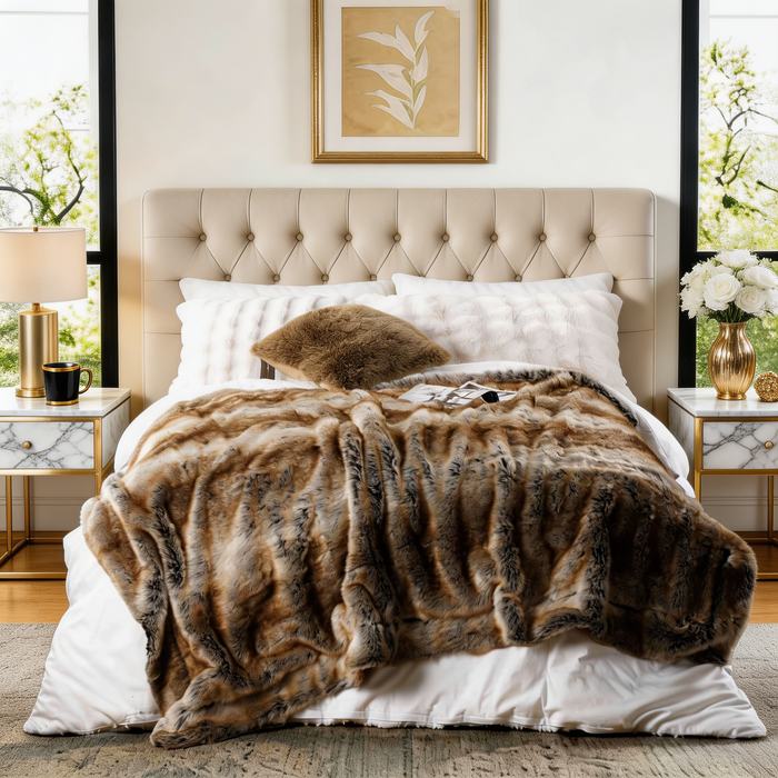 Bjarne - Luxury Faux Fur Blanket BO-HA
