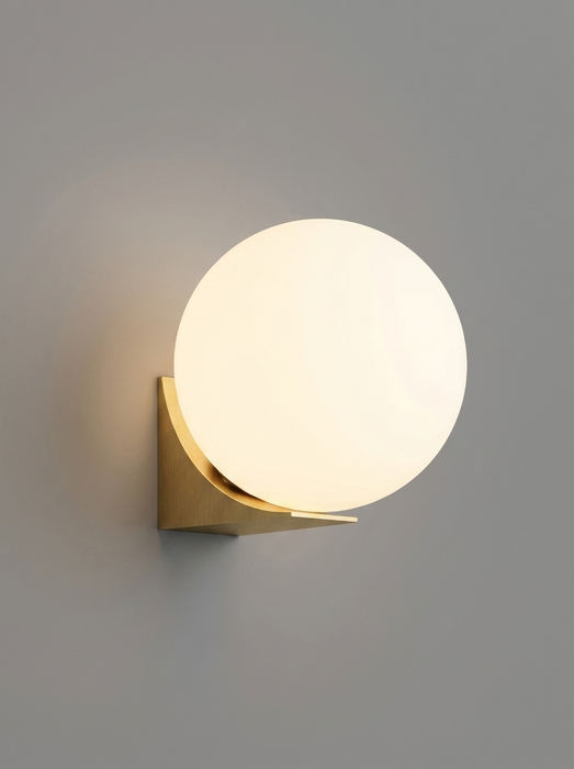 Solja – Modern Glass Orb LED Bedside Wall Sconce