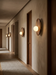 Bjork – Nordic Wood & Glass Wall Sconce BO-HA