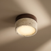 Halla – Wabi-Sabi Travertine Japanese Ceiling Light BO-HA