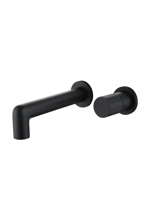 Idun – Nordic Wall-Mounted Single-Handle Bathroom Faucet BO-HA Matte Black