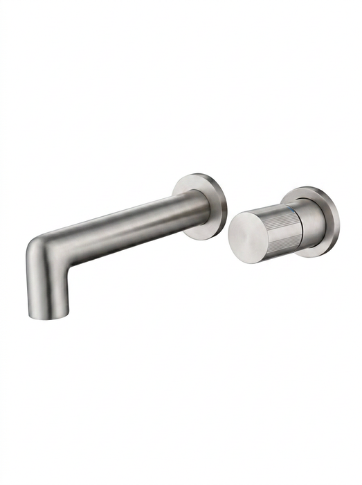 Idun – Nordic Wall-Mounted Single-Handle Bathroom Faucet BO-HA Brushed Nickel
