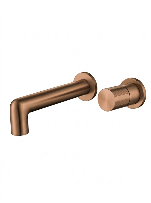 Idun – Nordic Wall-Mounted Single-Handle Bathroom Faucet BO-HA Brushed Rose Gold