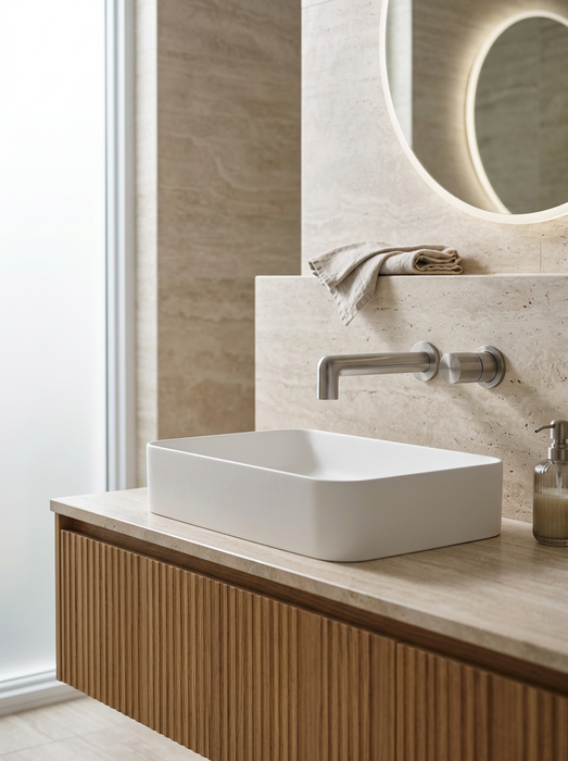 Idun – Nordic Wall-Mounted Single-Handle Bathroom Faucet BO-HA