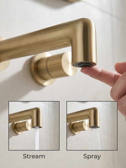 Idun – Nordic Wall-Mounted Single-Handle Bathroom Faucet BO-HA