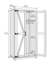 Torkil - Farmhouse Armoire Wardrobe with Barn Doors BO-HA