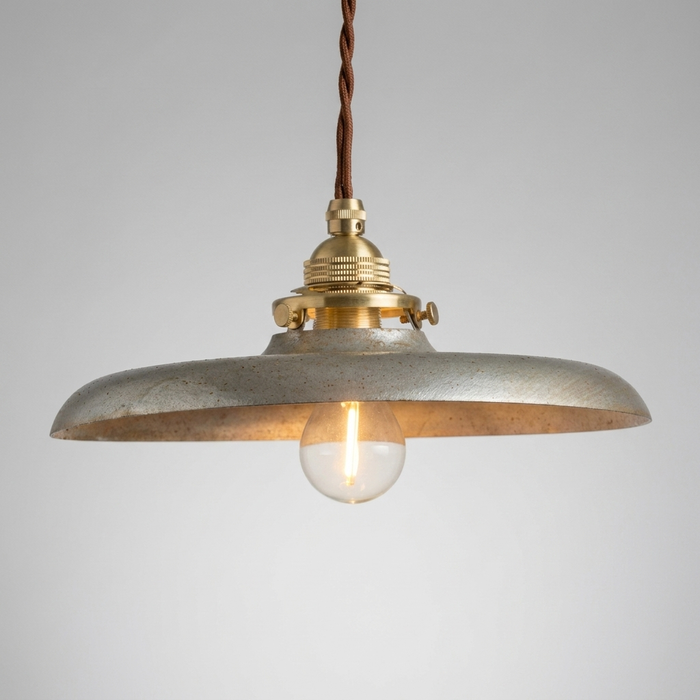Borghild – Brass Wabi-Sabi Bowl Pendant Light BO-HA