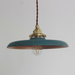 Borghild – Brass Wabi-Sabi Bowl Pendant Light BO-HA Petrol Blue