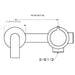Klara - Wall Mounted Bathroom Sink Faucets BO-HA
