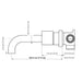 Klara - Wall Mounted Bathroom Sink Faucets BO-HA