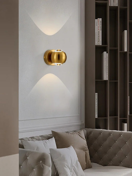 Jorid - Modern Brass LED Wall Lamp Foyer  BO-HA   