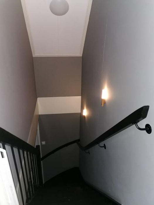 Arne - Rechargeable Wooden Sconce — customer photo by Tom K.