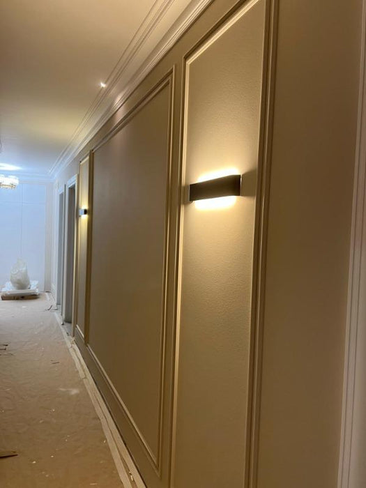 Baran - Modern Metal Wall Sconces — customer photo by Thomas B.