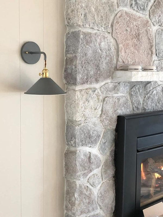 Leea - Vintage Plated Wall Lamp — customer photo by Henry F.
