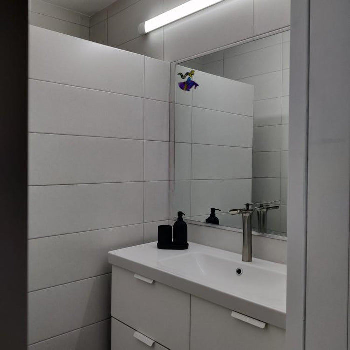 Margareta - Waterfall Single Handle Basin Faucet — customer photo by Kelly F.