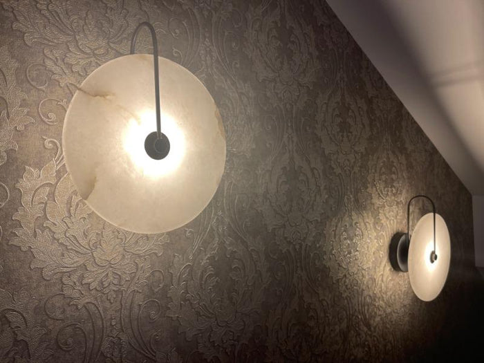 Mildri - Modern Marble Lamp Wall LED Lights — customer photo by Catherine A.