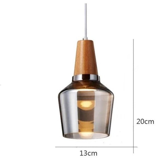 Agnes - Modern Nordic Glass Light Fixtures  BO-HA A Amber 