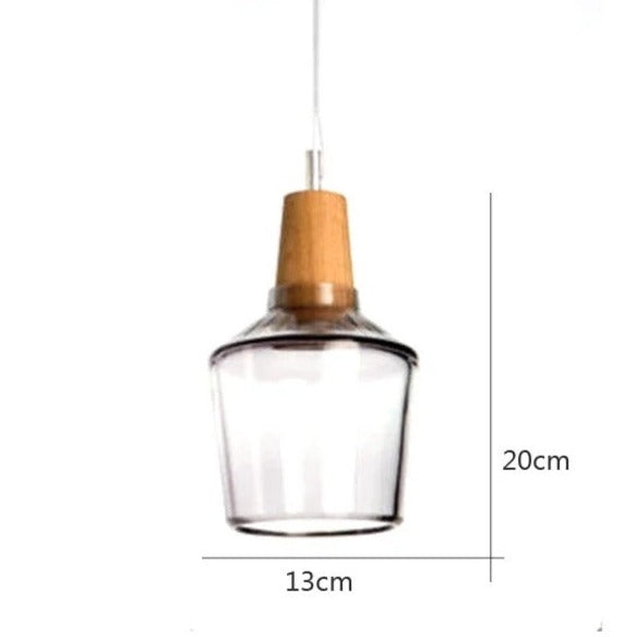 Agnes - Modern Nordic Glass Light Fixtures  BO-HA A Clear 