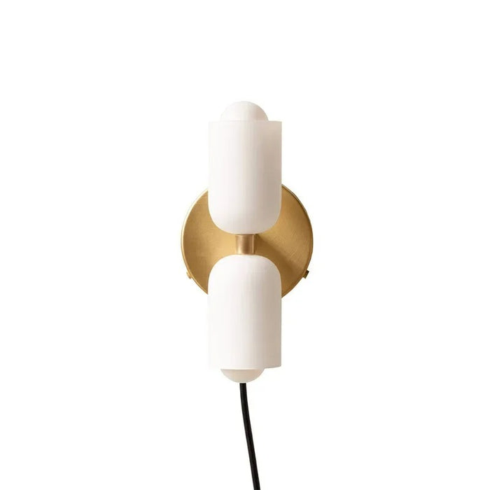 Afli - Colorful Modern Wall Sconce Wall Lights Living Room Bedroom Wall Lights  BO-HA Gold White Plug In