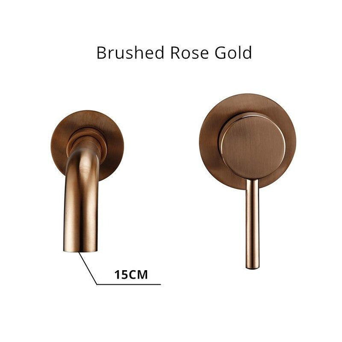 Kaari - Wash Basin Bathroom Sink Faucets  BO-HA Brushed Rose Gold 150 mm 