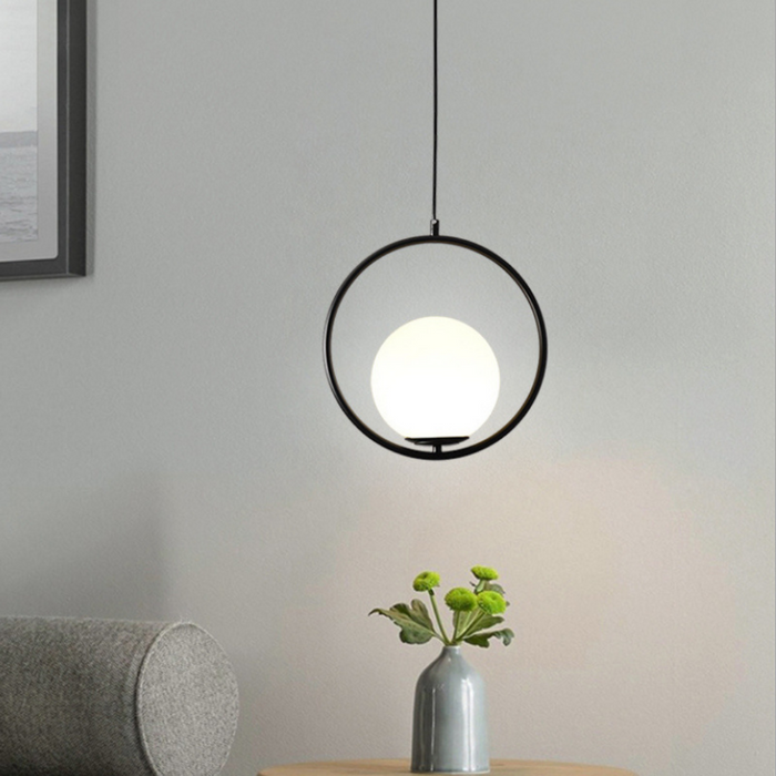 Mia - Nordic Pendant Light  BO-HA Oval Black 