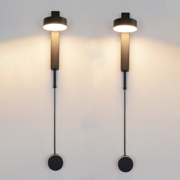 Emelie - Gold Wall Lamp with Dimmer Switch  BO-HA Black Two Sconces 