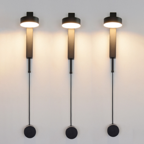 Emelie - Gold Wall Lamp with Dimmer Switch  BO-HA Black Three Sconces 