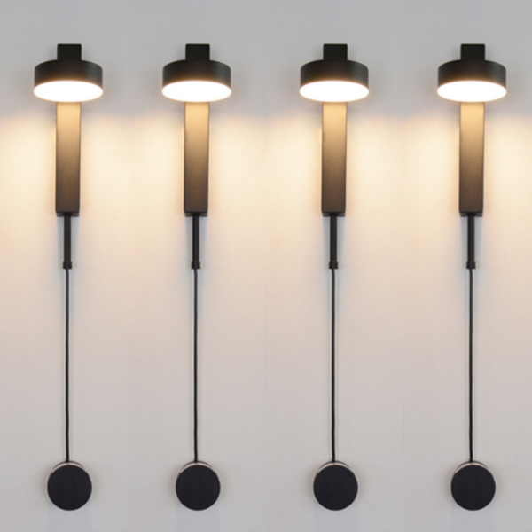 Emelie - Gold Wall Lamp with Dimmer Switch  BO-HA Black Four Sconces 