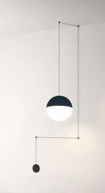 Alise - Nordic Plug-In DIY Glass Hanging Lights For Bedroom  BO-HA 4 Hooks (6m) - Hardwired  