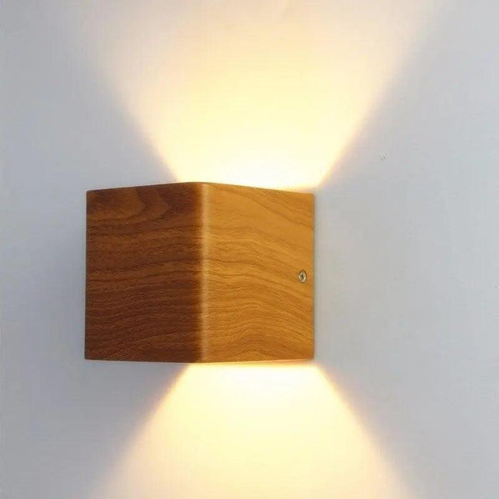 Arle - Nordic Faux Wooden Wall Lights For Bedroom  BO-HA   