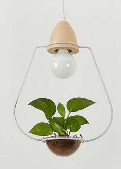 Deka - Pot Pendant Planter Light  BO-HA White A 