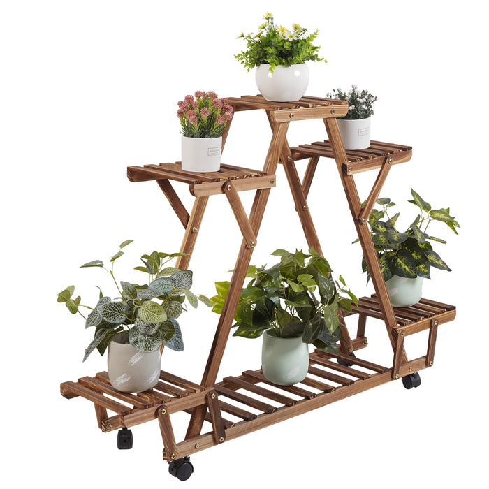 Madicken - Tiered Plant Stand Plant Shelf Indoor & Outdoor Plant Shelf Flower Stand  BO-HA   