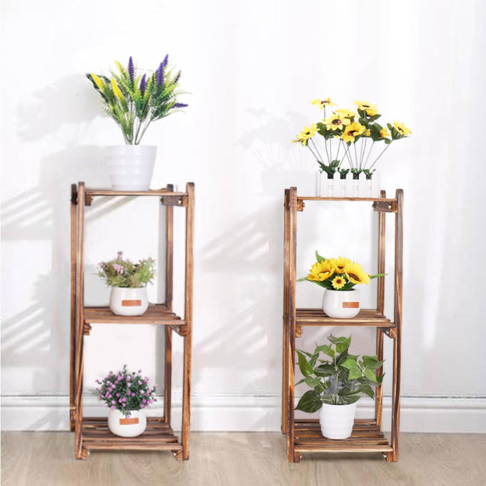 Ingri - Tiered Plant Stand Plant Shelf Indoor & Outdoor Plant Shelf Flower Stand  BO-HA   
