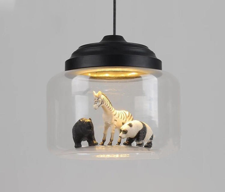 Mirjam - Animal Pendant Light for Nursery Childrens Lighting  BO-HA Black  