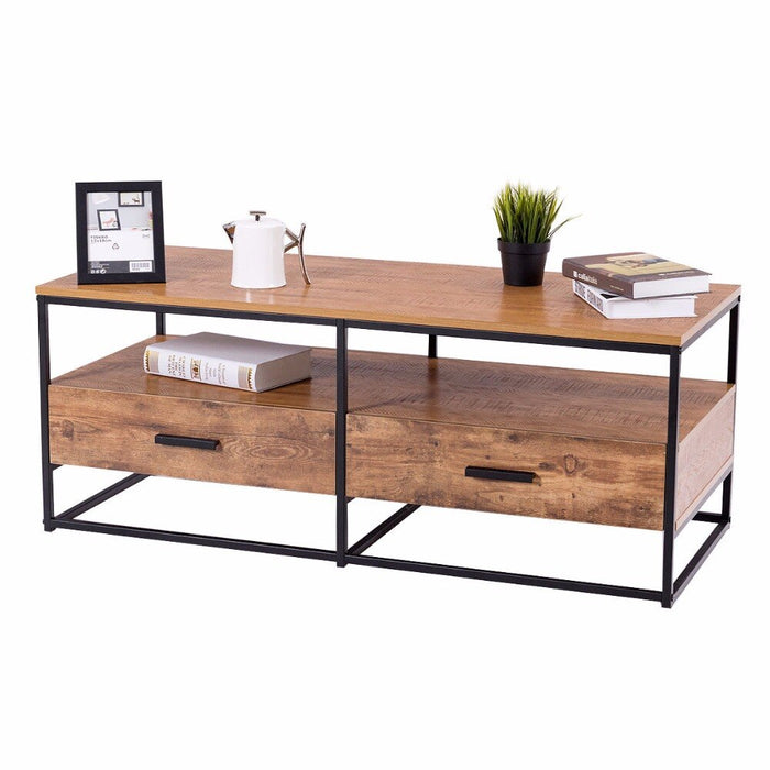 Helmi - Wood Coffee Table with Storage  BO-HA   