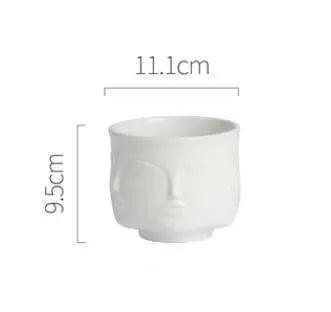 Josefine - Nordic Ceramic Vase  BO-HA White  
