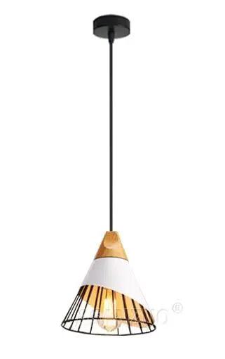 Kida - Nordic Wood Hanging Lights For Bedroom  BO-HA White  