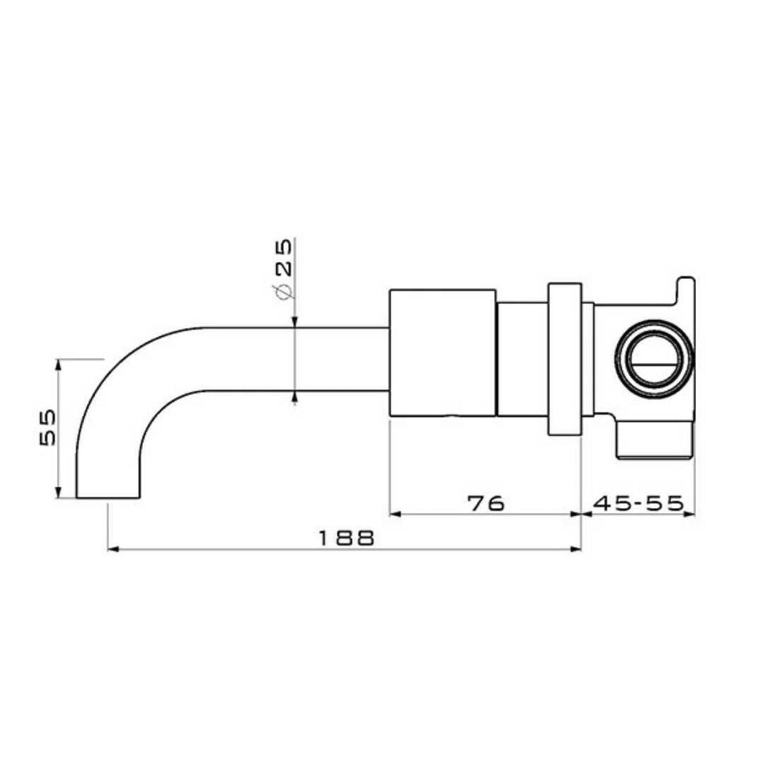 Klara - Wall Mounted Bathroom Sink Faucets — BO-HA