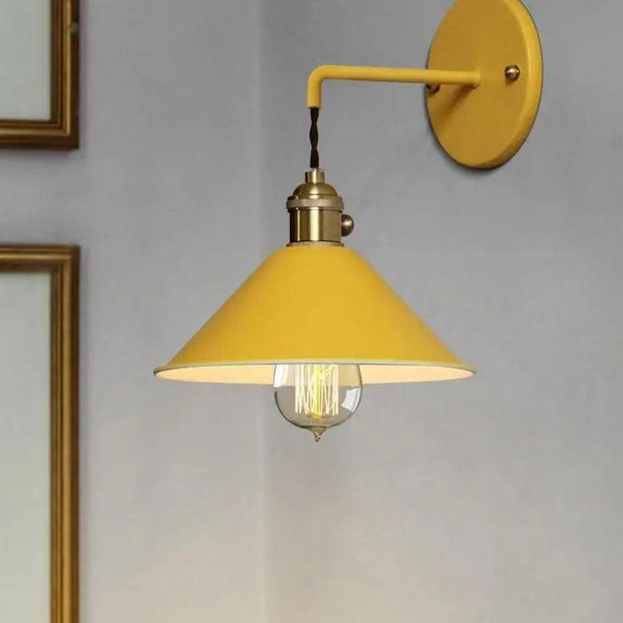 Leea - Vintage Plated Wall Lamp  BO-HA Yellow  