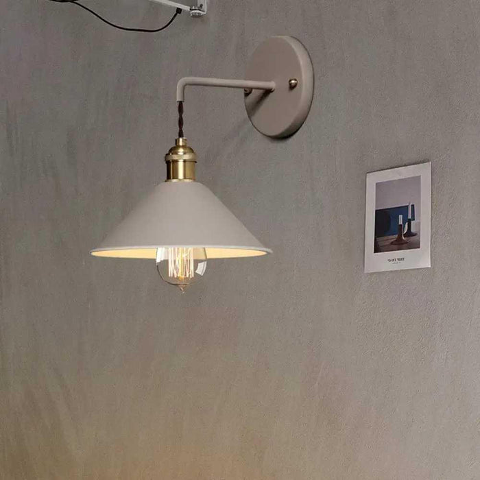 Leea - Vintage Plated Wall Lamp  BO-HA Brown  