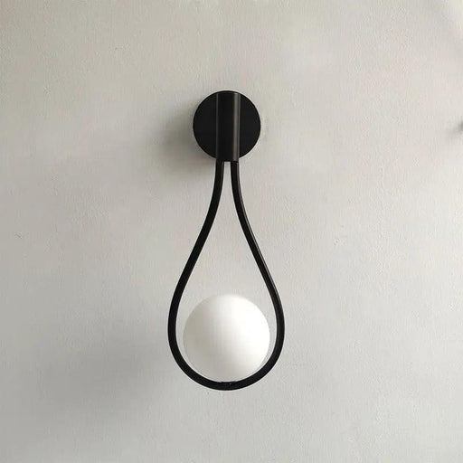 Livi - Modern Nordic Wall Lamp  BO-HA Black Single Wall Sconce 