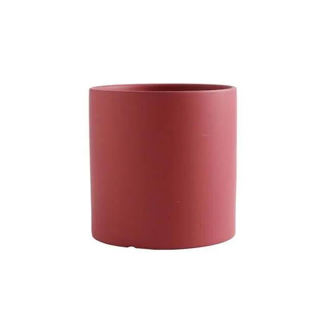 Lotta - Nordic Minimalistic Pot  BO-HA Dark Red Mini 8cm 