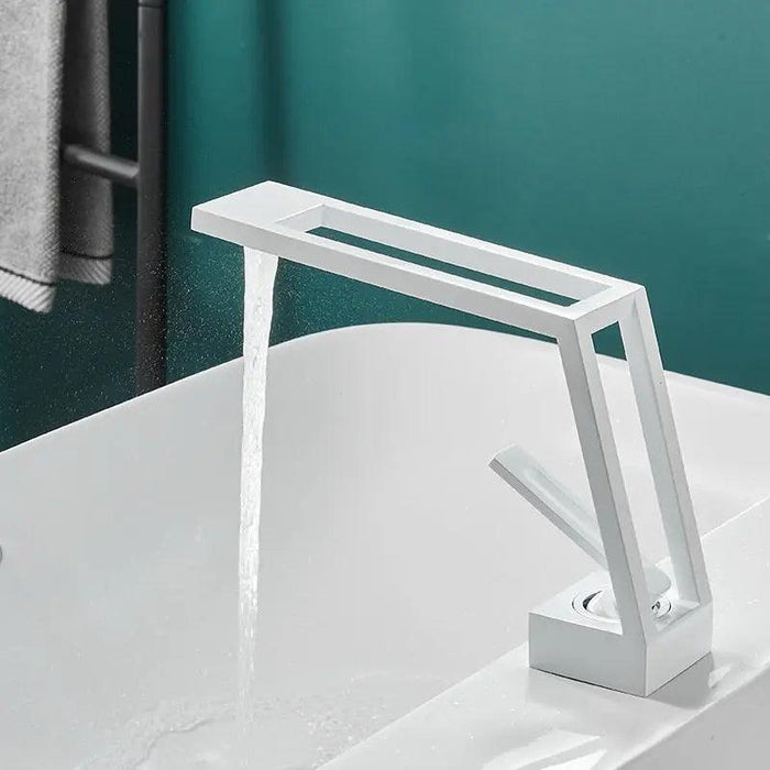 Maala - Modern Bathroom Sink Faucets  BO-HA White  