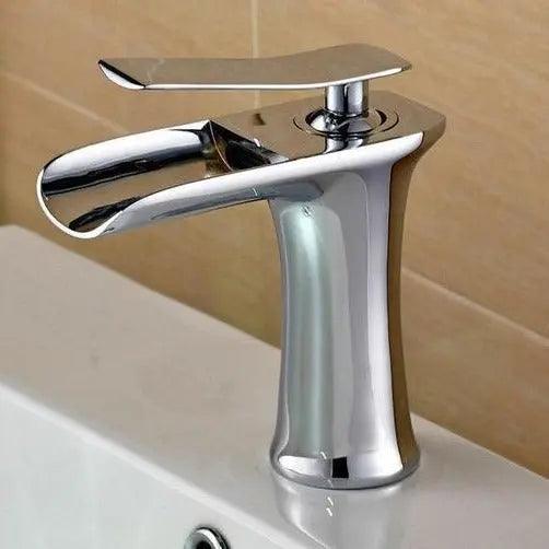Mai - Single Handle Gold Bathroom Faucet  BO-HA Chrome  