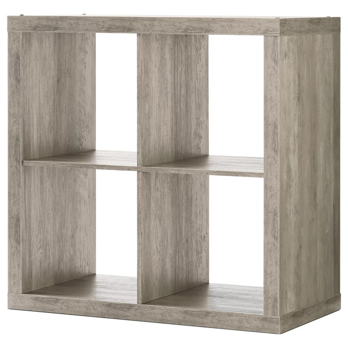 Soren - Cube Drawer Organizer Cubicle Storage Wood Shelves  BO-HA Rustic Gray  