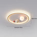 Alpo - Space Flush Mount Light Childrens Lighting  BO-HA Rocket Moon Gold  